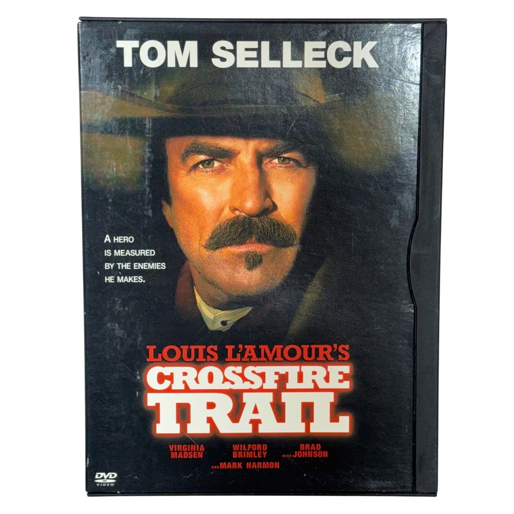 Louis L'Amour's Crossfire Trail Tom Selleck Western DVD Movie Widescreen Black